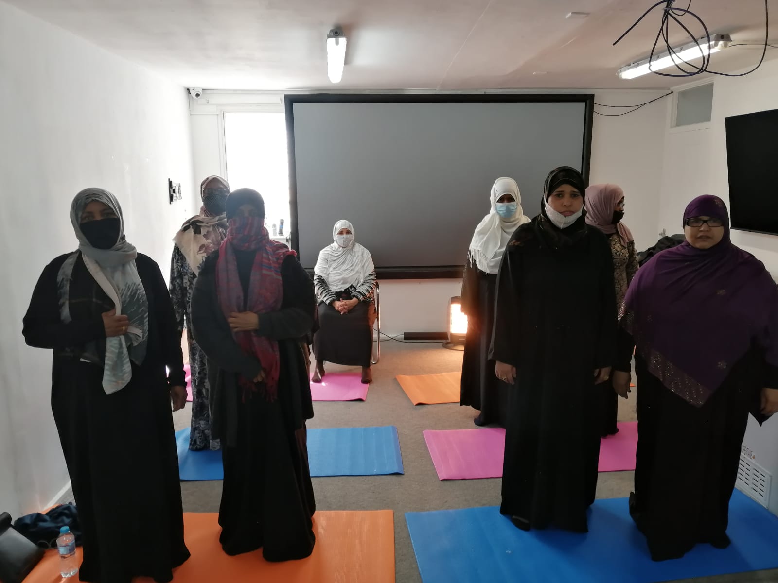 Yoga session